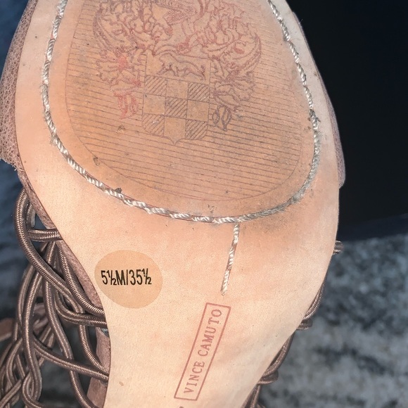 Vince Camuto Evel Caged Heeled Sandals - Picture 6 of 7